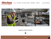 Tablet Screenshot of morken.com.bo